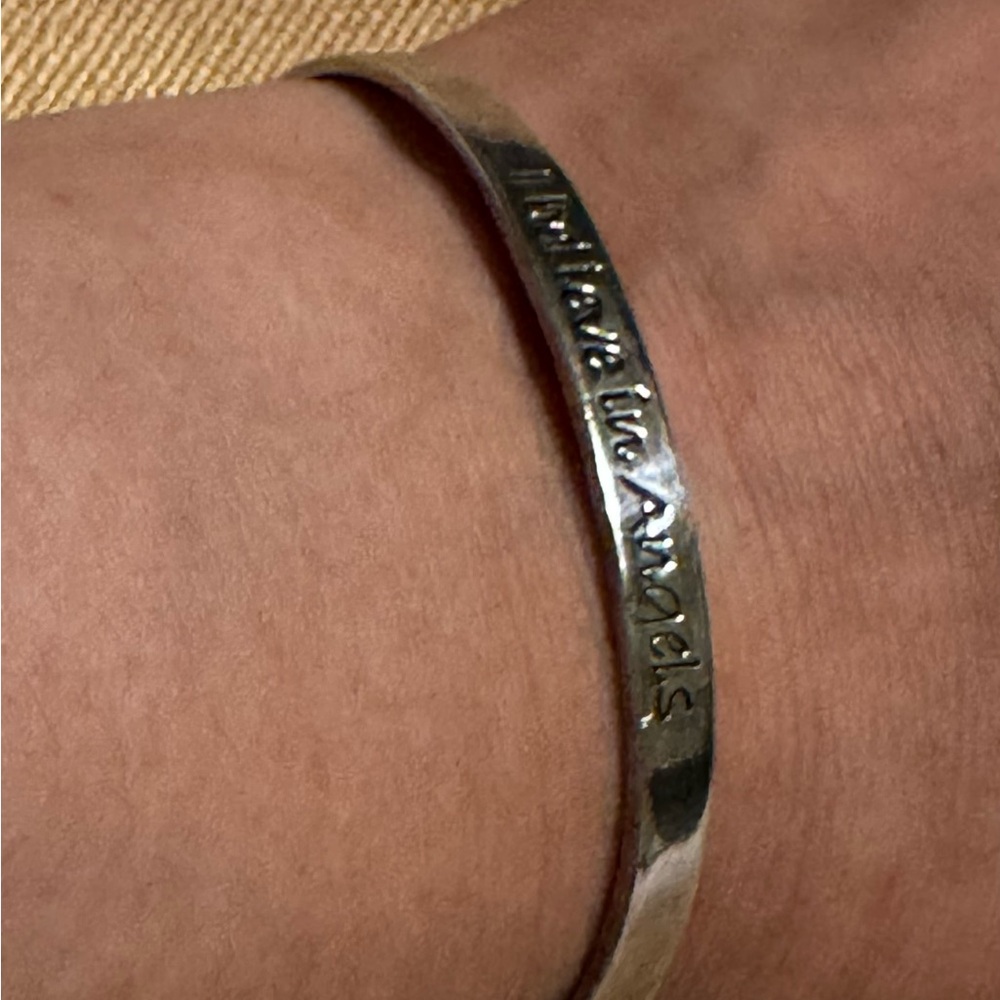 Silver Cuff Bangle Bracelet 925 - image 2